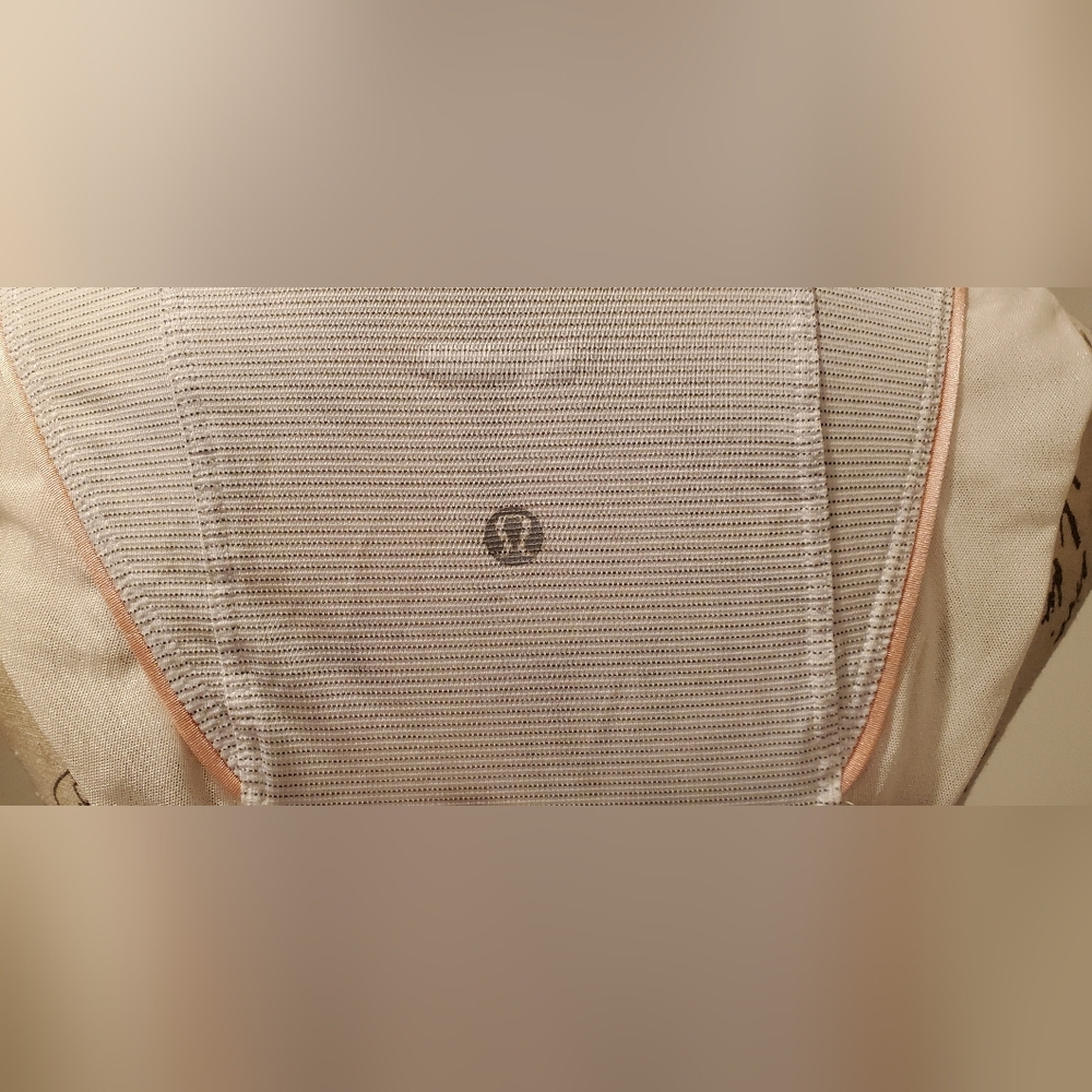 Lululemon Wet Dry Warm Toggle Tank Dress White and Gray Striped.Size S. - Picture 7 of 11